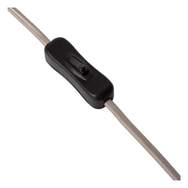 Lucide CORDULLE - Lámpara de mesa - 1xE27 - Gris - detalle 2